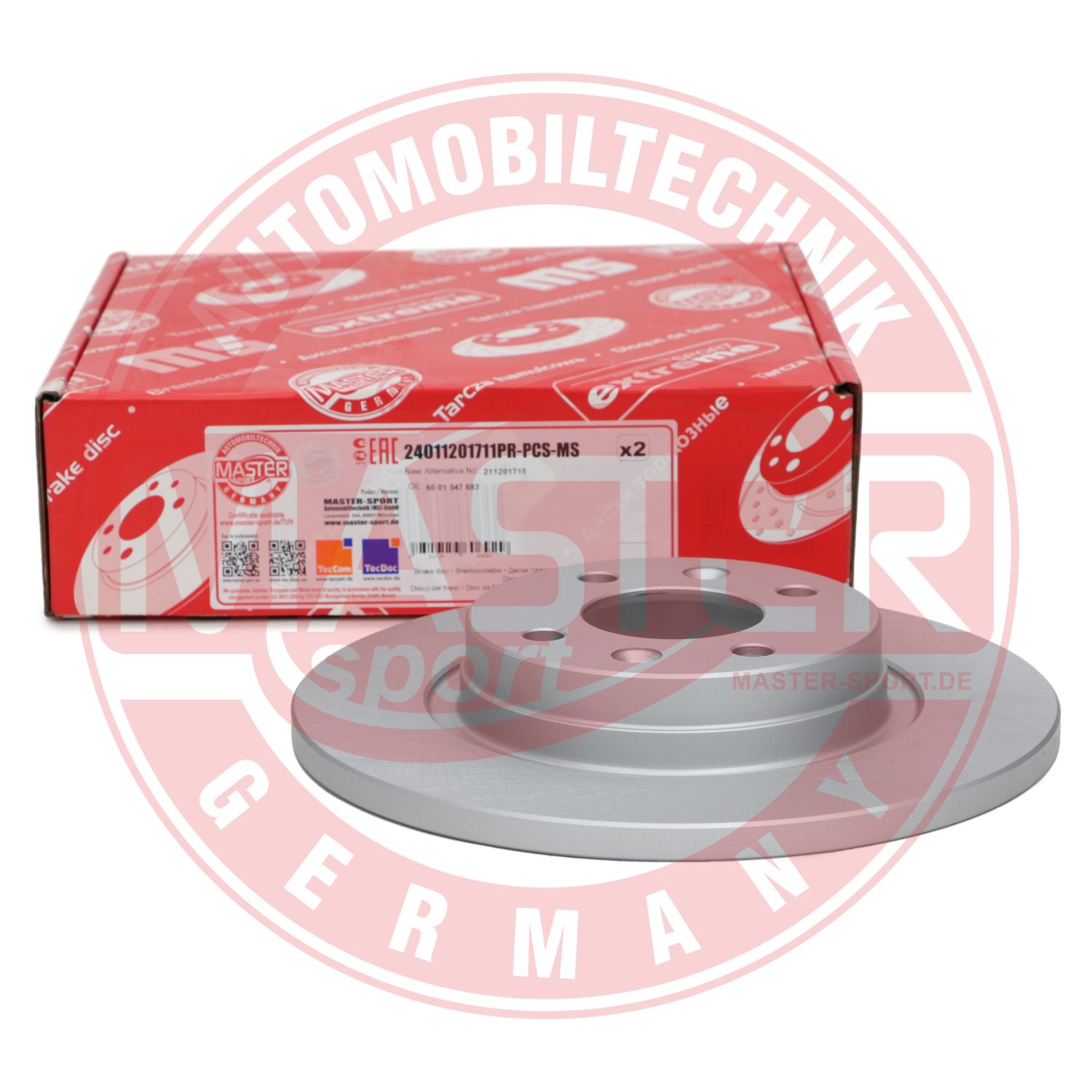 Disc frana MASTERSPORT GERMANY 24011201711PR-PCS-MS